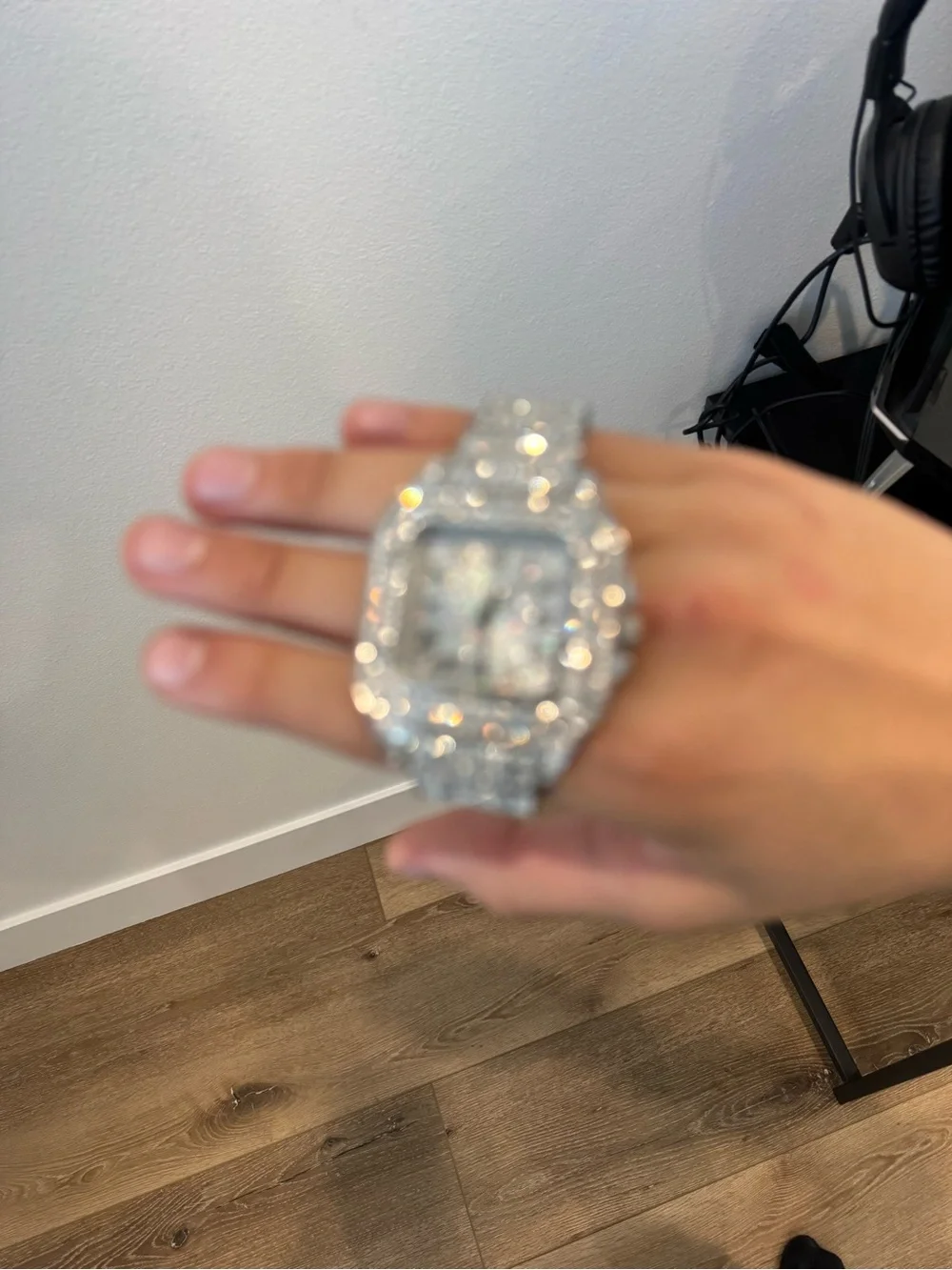 Diamond watch Square Face Watch